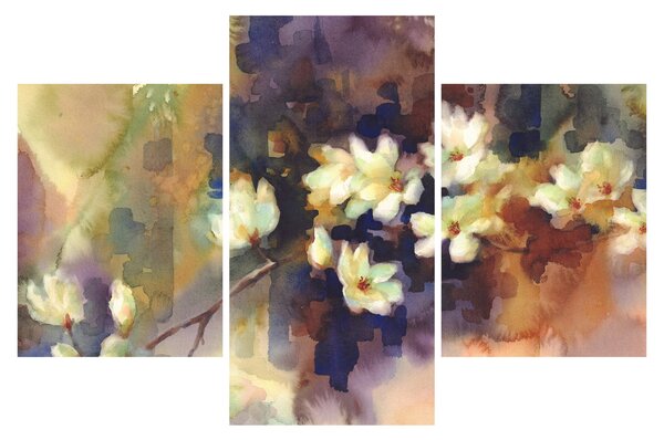Slika - Bele magnolije, slika (90x60 cm)
