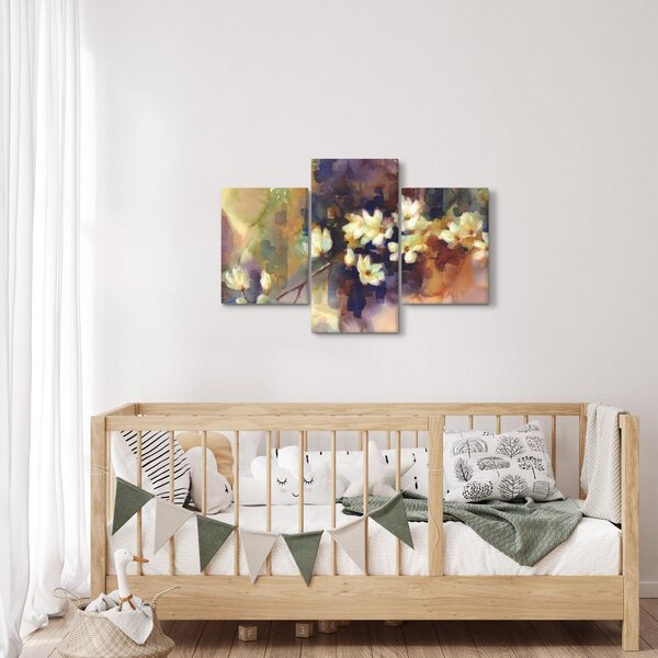 Slika - Bele magnolije, slika (90x60 cm)