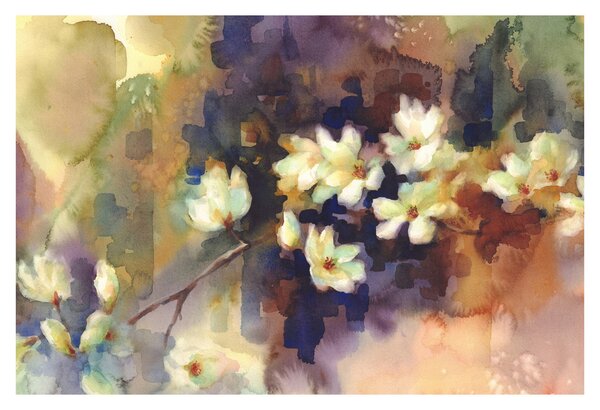 Slika - Bele magnolije, slika (90x60 cm)