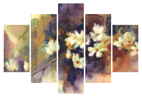 Slika - Bele magnolije, slika (150x105 cm)