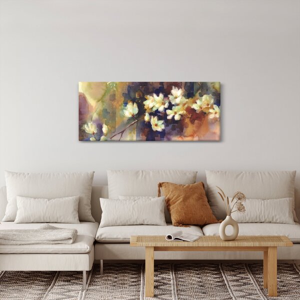 Slika - Bele magnolije, slika (120x50 cm)