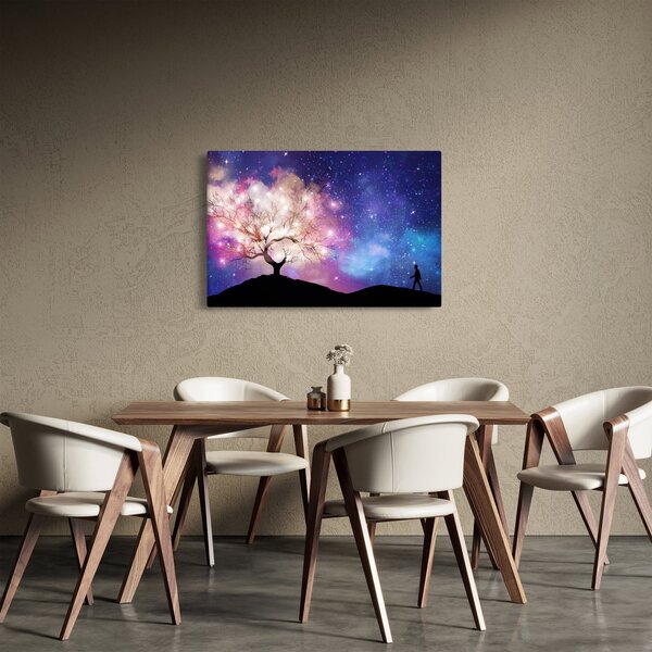 Slika - Vesoljsko drevo (90x60 cm)