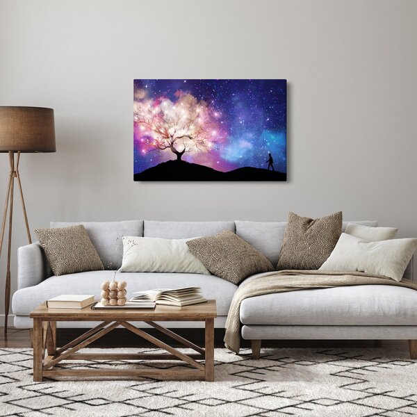 Slika - Vesoljsko drevo (90x60 cm)