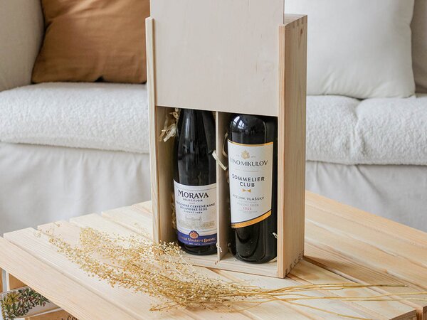 ATMOWOOD Drvena škrinja za vino III
