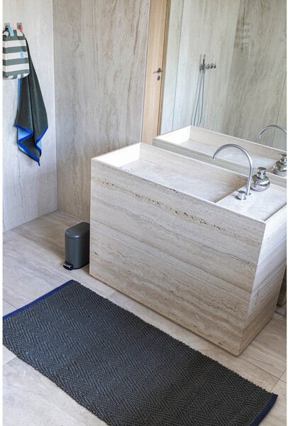 Tamno zelena jutena staza 70x150 cm Notes – Mette Ditmer Denmark