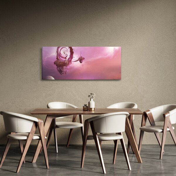 Slika - Vila na plavajočem otoku (120x50 cm)