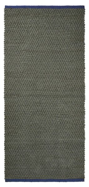 Tamno zelena jutena staza 70x150 cm Notes – Mette Ditmer Denmark