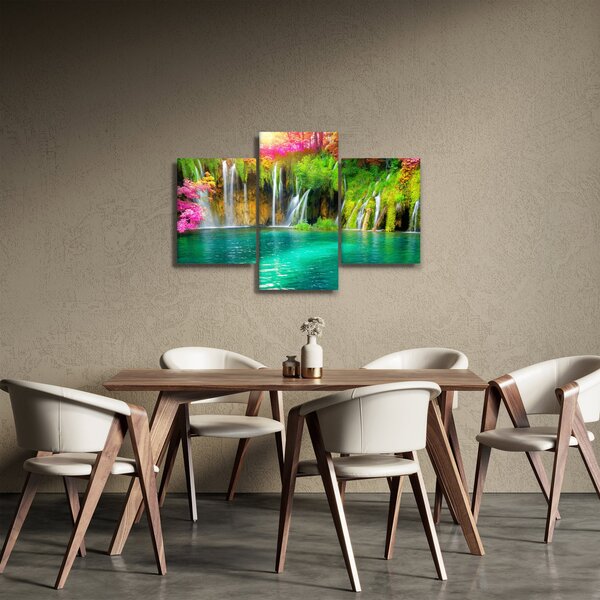 Slika - Slap, Plitvička jezera, Hrvaška (90x60 cm)