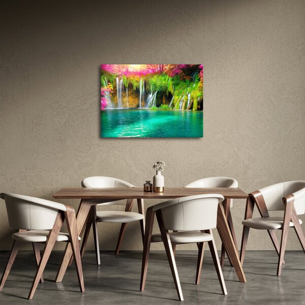 Slika - Slap, Plitvička jezera, Hrvaška (70x50 cm)