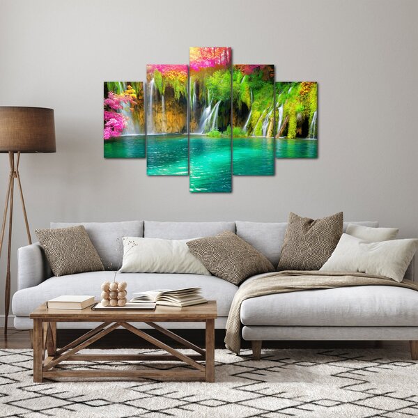 Slika - Slap, Plitvička jezera, Hrvaška (150x105 cm)