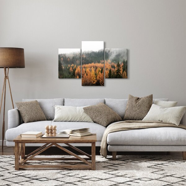 Slika - Jesenski gozd (90x60 cm)