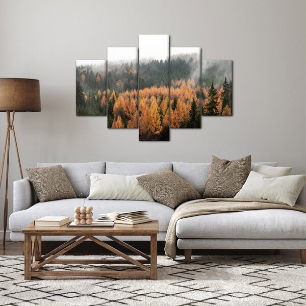 Slika - Jesenski gozd (150x105 cm)