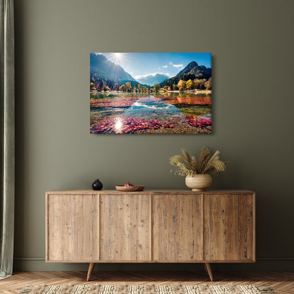 Slika - Jezero Jasna, Gozd Martuljek, Julijske Alpe, Slovenija (90x60 cm)