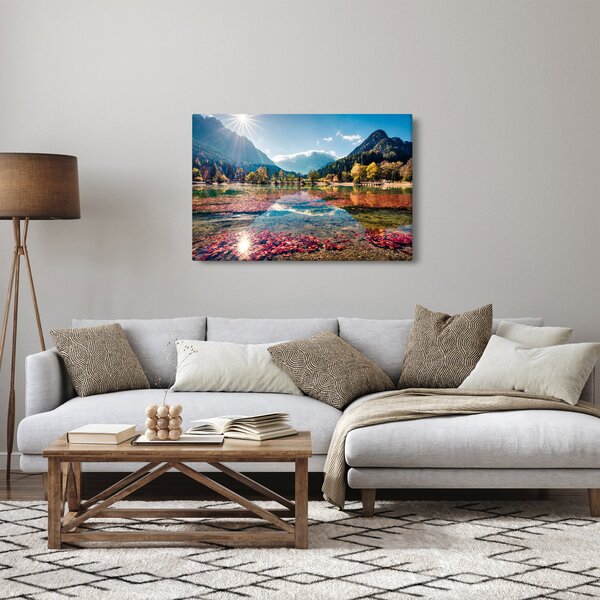 Slika - Jezero Jasna, Gozd Martuljek, Julijske Alpe, Slovenija (90x60 cm)