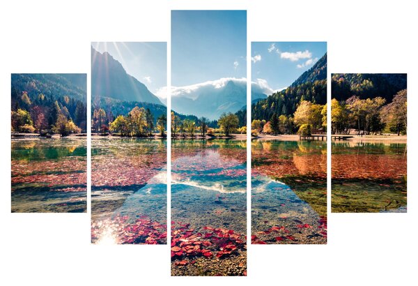 Slika - Jezero Jasna, Gozd Martuljek, Julijske Alpe, Slovenija (150x105 cm)