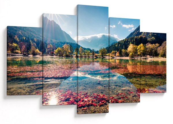 Slika - Jezero Jasna, Gozd Martuljek, Julijske Alpe, Slovenija (150x105 cm)