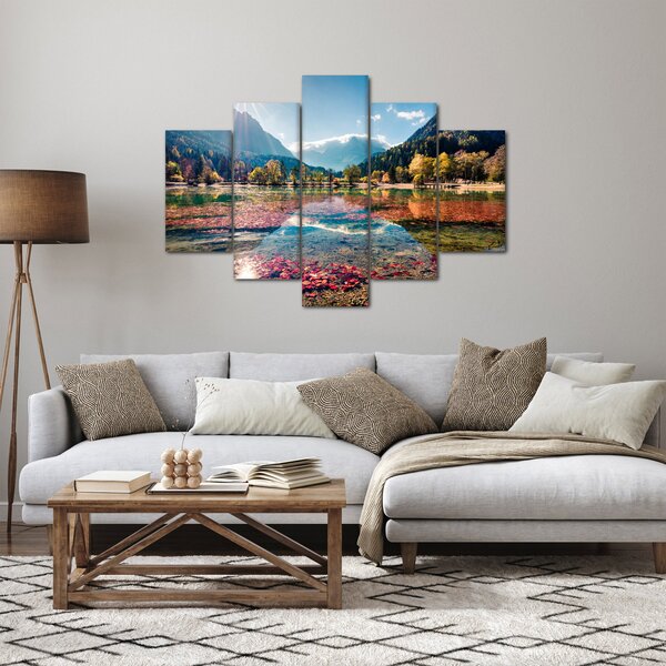 Slika - Jezero Jasna, Gozd Martuljek, Julijske Alpe, Slovenija (150x105 cm)