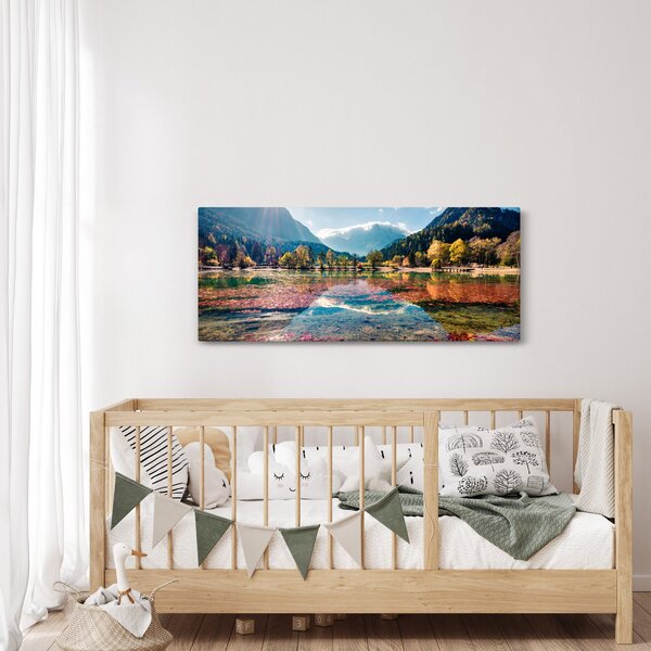 Slika - Jezero Jasna, Gozd Martuljek, Julijske Alpe, Slovenija (120x50 cm)