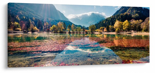Slika - Jezero Jasna, Gozd Martuljek, Julijske Alpe, Slovenija (120x50 cm)