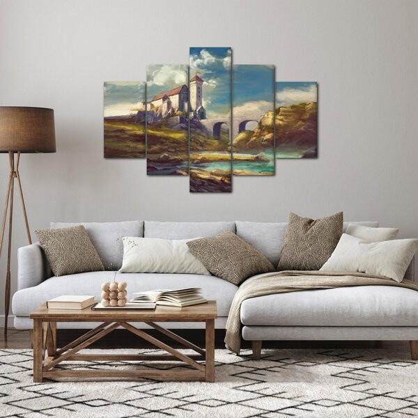Slika - Srednjeveški grad (150x105 cm)