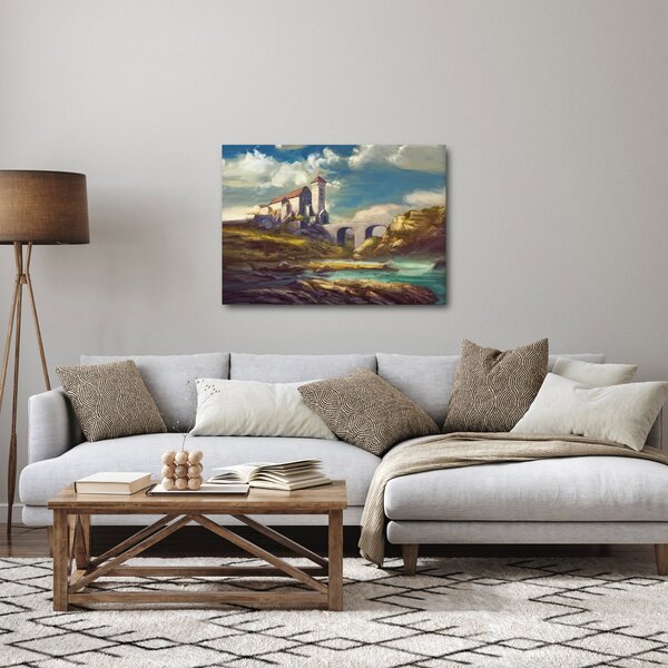 Slika - Srednjeveški grad (70x50 cm)