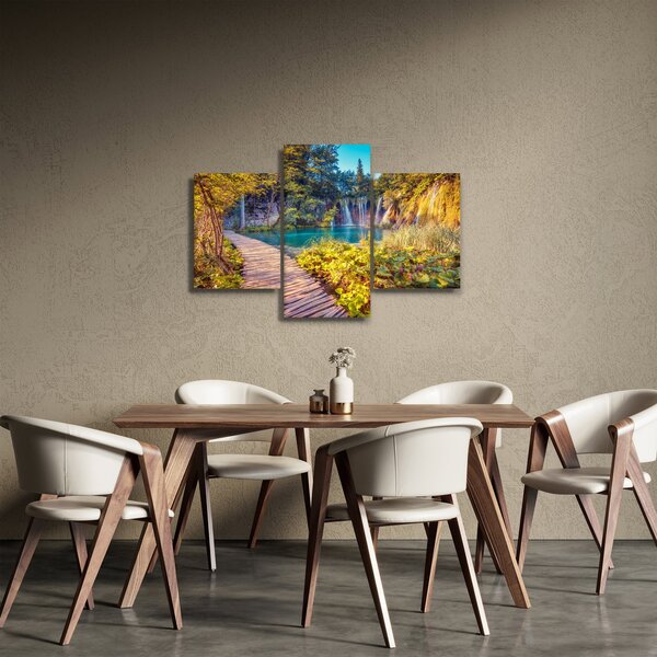 Slika - Plitvička jezera, Hrvaška (90x60 cm)