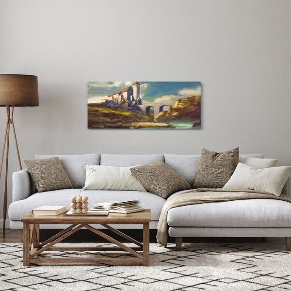 Slika - Srednjeveški grad (120x50 cm)