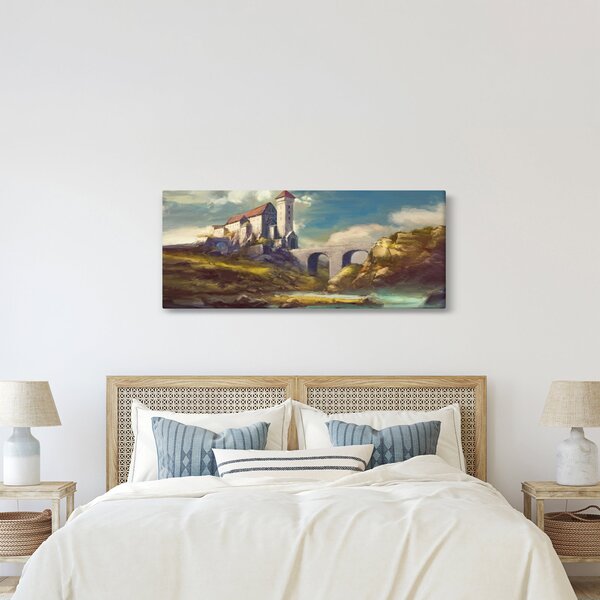 Slika - Srednjeveški grad (120x50 cm)