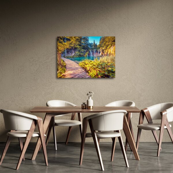Slika - Plitvička jezera, Hrvaška (70x50 cm)