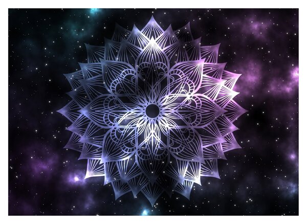 Slika - Lotusova mandala v vesolju (70x50 cm)