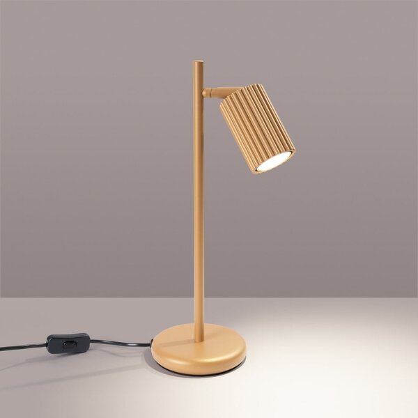 Stolna lampa u zlatnoj boji (visina 43 cm) Gleam – Sollux