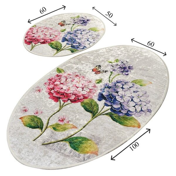 Kupaonske prostirke u setu 2 kom 60x100 cm Ortanca – Foutastic