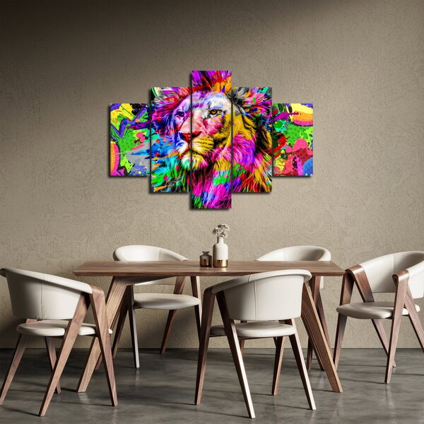 Slika - 3D podoba leva (150x105 cm)