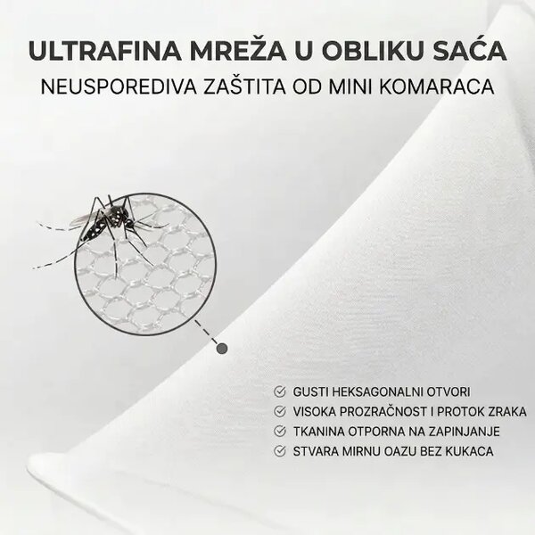 Itchybarrier™ Sklopiva Dječja Mreža Protiv Komaraca