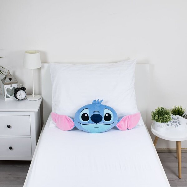 Dječji jastuk od flisa 41x32 cm Lilo and Stitch "Blue" – Jerry Fabrics