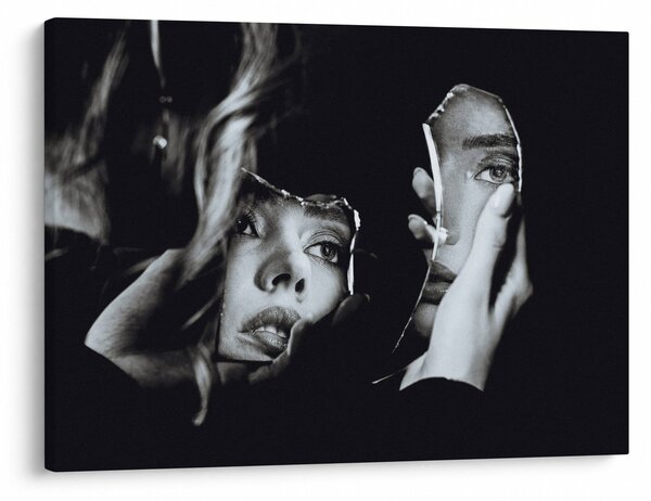Slika - Pogled v ogledalo (70x50 cm)