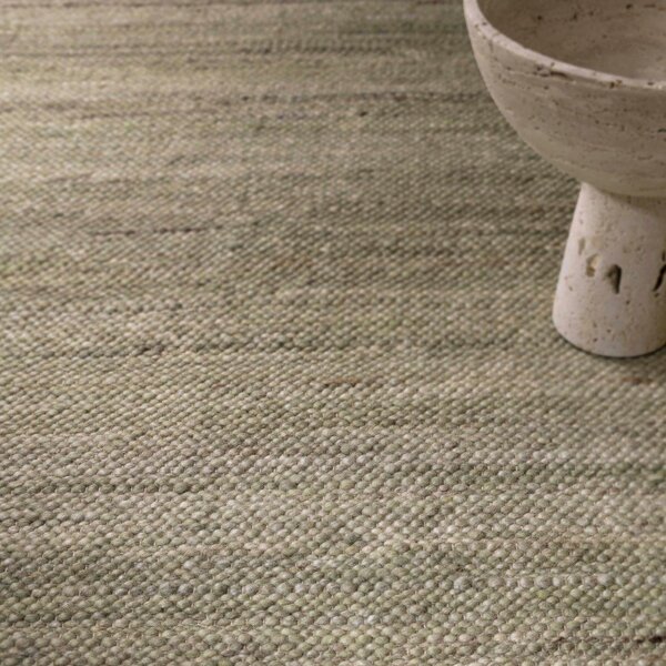 Kaki zeleni obostrani/ručno rađen tepih od mješavine vune 120x170 cm Birkdale Pistachio – Asiatic Carpets