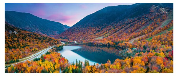 Slika - White Mountain, New Hampshire, ZDA (120x50 cm)