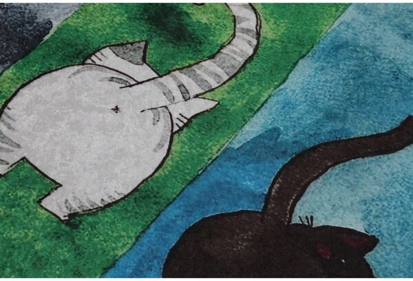 Kupaonske prostirke u setu 2 kom 60x100 cm Gatto Carino – Foutastic