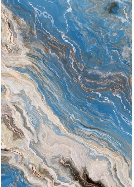 Plave kupaonske prostirke u setu 2 kom 60x100 cm – Foutastic