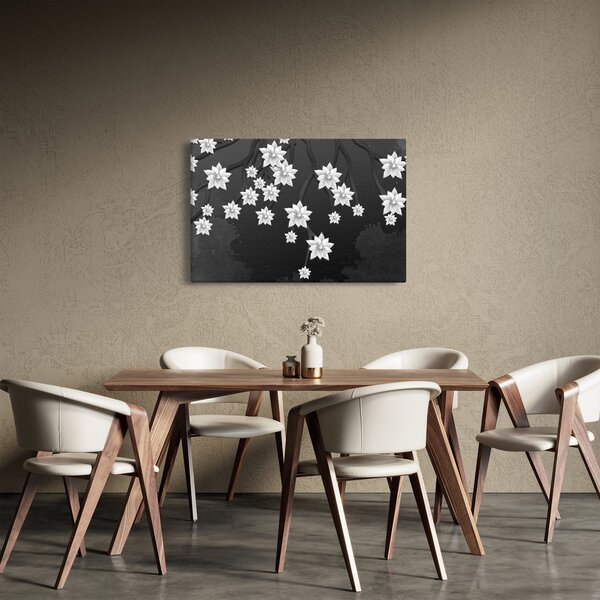 Slika - Rože na vejah (90x60 cm)