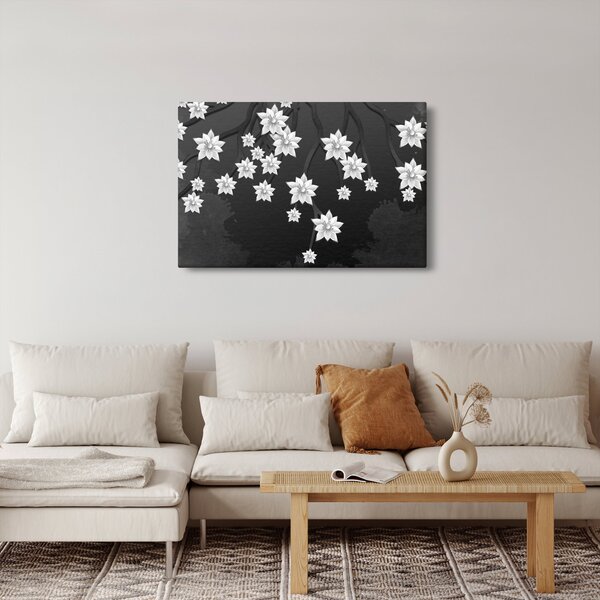 Slika - Rože na vejah (90x60 cm)