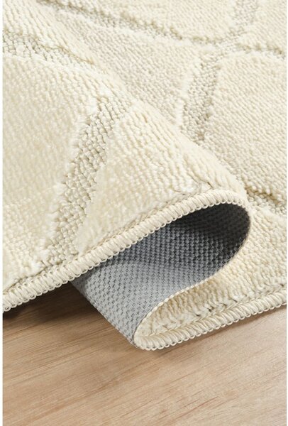 Krem kupaonske prostirke u setu 2 kom 50x80 cm Cizgili – Foutastic