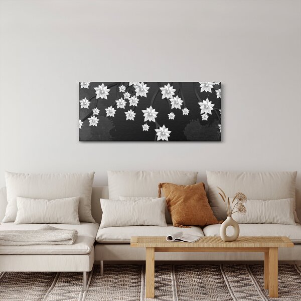 Slika - Rože na vejah (120x50 cm)