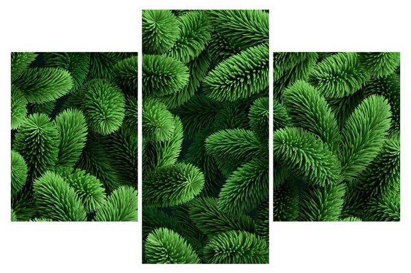 Slika - Vejice iglavcev (90x60 cm)