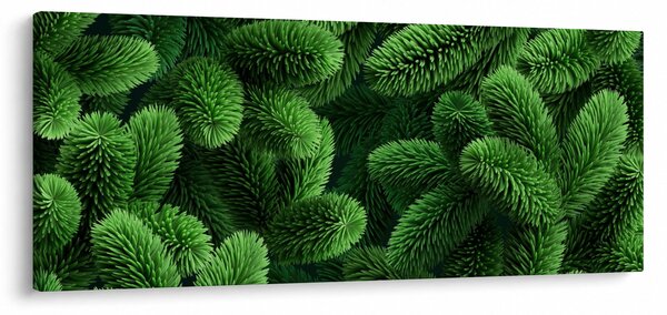 Slika - Vejice iglavcev (120x50 cm)