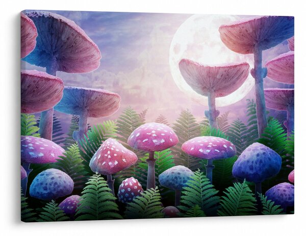 Slika - Gobe ob polni luni, grafika (70x50 cm)