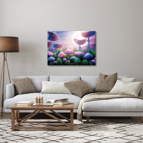 Slika - Gobe ob polni luni, grafika (70x50 cm)