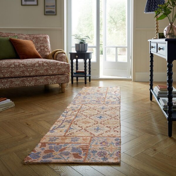 Ručno rađena staza od mješavine jute u prirodnoj boji 60x230 cm Taylor Patchwork – Flair Rugs