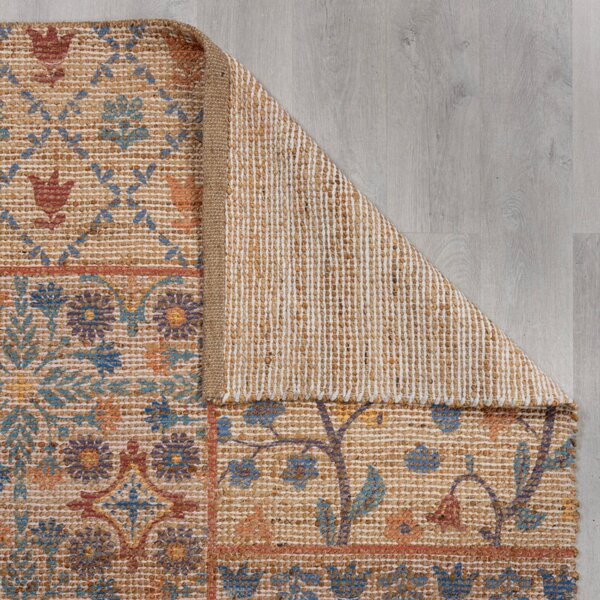 Ručno rađena staza od mješavine jute u prirodnoj boji 60x230 cm Taylor Patchwork – Flair Rugs